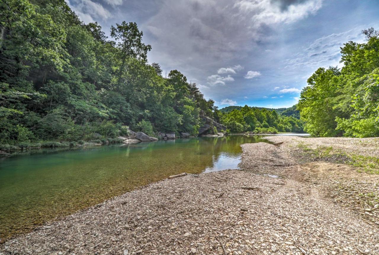 Villa Creekside Hideaway With Fire Pit And Creek Access! Mountain View Exterior foto
