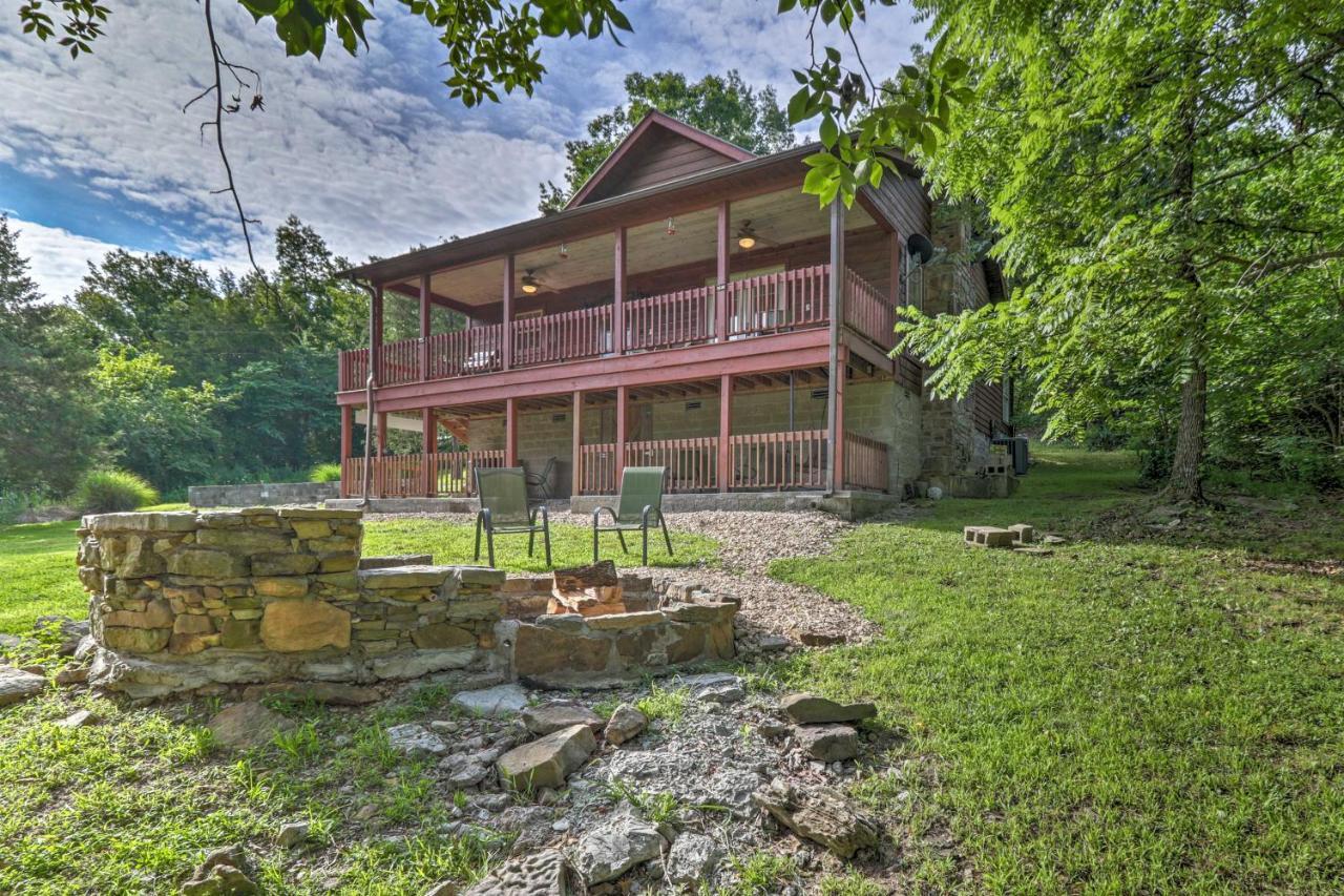 Villa Creekside Hideaway With Fire Pit And Creek Access! Mountain View Exterior foto