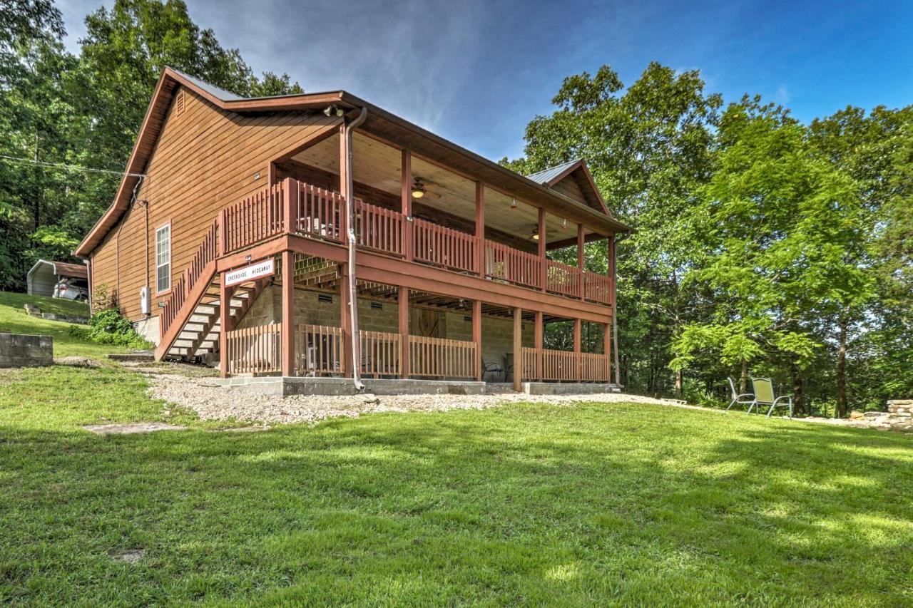 Villa Creekside Hideaway With Fire Pit And Creek Access! Mountain View Exterior foto